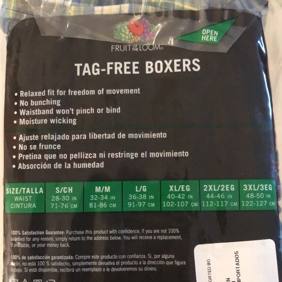 Fruit of the Loom Tag-Free Boxers - 6-pack - Picture 4 of 4
